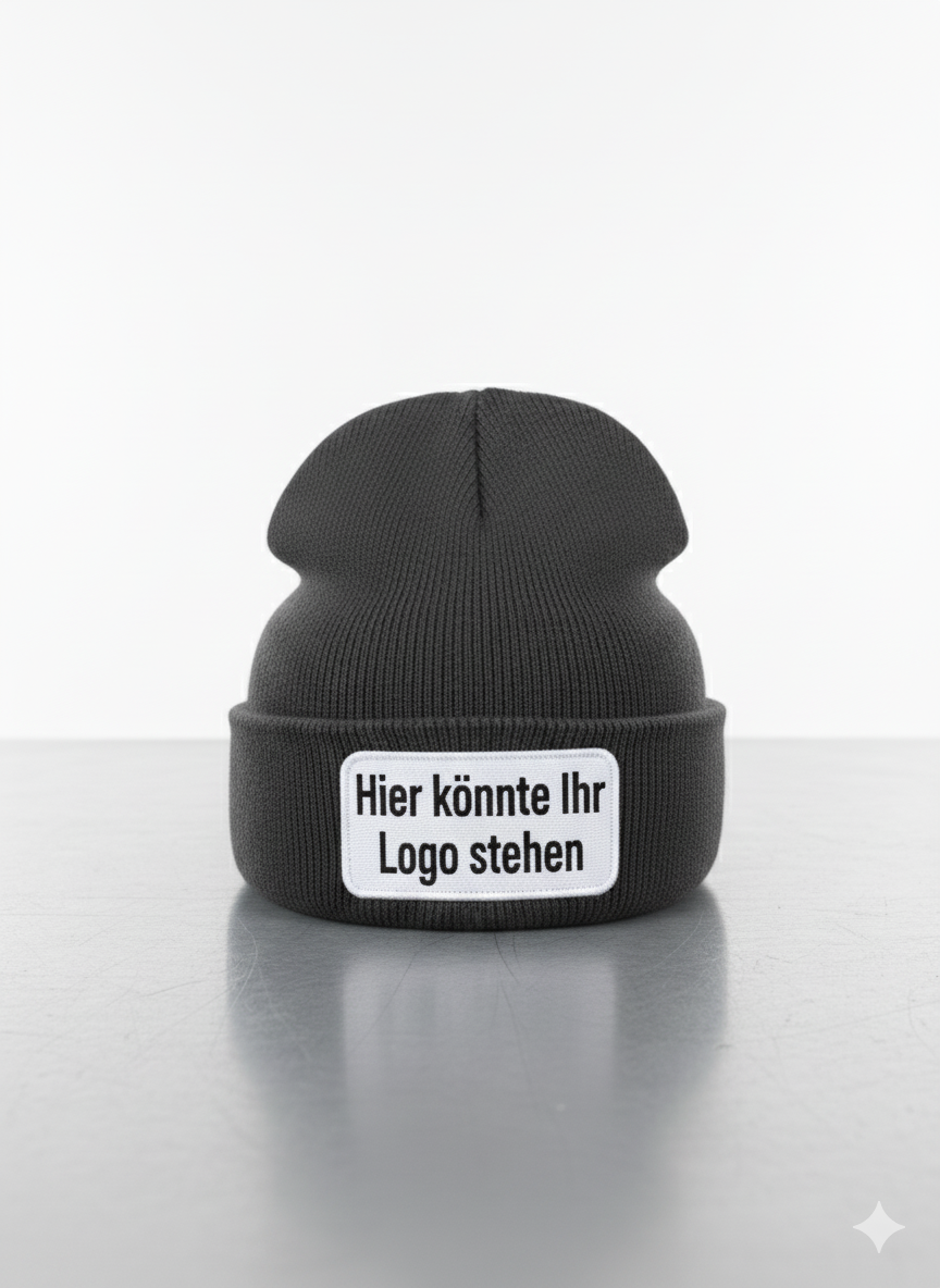 Merino Hauben mit individuellem Logo – Ihre Marke in bester Qualität